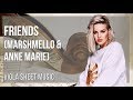 EASY Viola Sheet Music: How to play Friends by Marshmello & Anne Marie