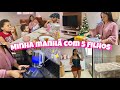 ROTINA DA MANHÃ - EM RITMO DE FÉRIAS - OLHA OQUE COMPREI - Aline vida de mãe