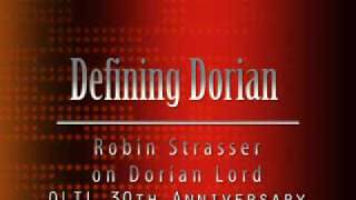 Robin Strasser -- Defining Dorian