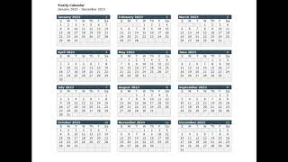 100 YEARS RUNNING CALENDAR