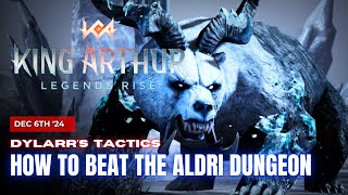 How to Beat the Aldri Dungeon 1 - 8 | Frozen Plain | King Arthur Legends Rise