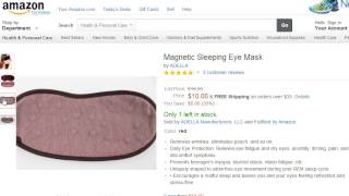 Sleeping Eye Mask Magnetic