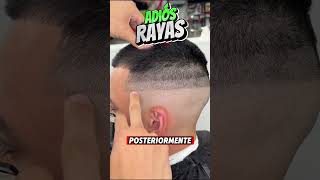 Adiós Rayas #barbershop #degradadosdebarberia #barbería #barber #barberiamexico #usa #españa #shorts