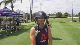 Lauren Winfield mic's up at the WACA nets | At the Nets | Women's T20 World Cup