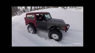 Little snow day on 02/15/2025 - Philbrook and Carr Mine area