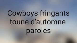 Toune d'automne - Cowboys fringants (paroles)