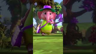 एक मोटा हाथी, Teen Mota Hathi, Elephants Song, Animals For Toddlers #shorts #hindisong #trending #yt