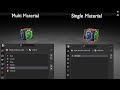 Baking to a single Material from many Materials in Blender