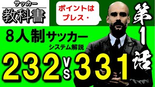 対決！「２３２フォーメーションvs３３１フォーメーション」8人制サッカーの教科書