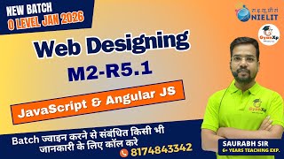 JavaScript & Angular JS|Chapter-5 | Web Designing (M2-R5.1) |O Level | New Batch Jan 2026 | GyanXp