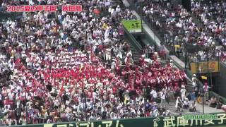 秋田商 「タイガーラグ」他【2015夏の甲子園・ブラバン高校野球応援歌】 応援チアリーダー