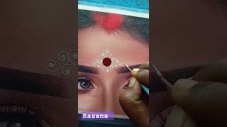 Bridal bindi design ❤️ kolka design ❤️#trending #viralvideo