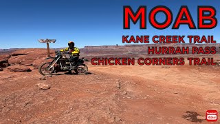 Kane Creek Trail, Hurrah Pass, and Chicken Corners Trail Dirt Bike in Moab, Utah