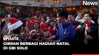 Wapres Gibran Berbagi Hadiah Natal hingga Didoakan Jemaat di GBI Solo - iNews Update