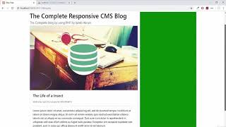 CMS Showing Post on User Side using PHP