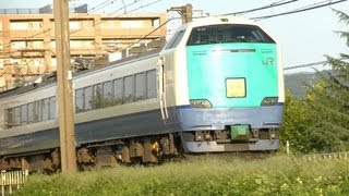 特急北越5号新潟行　485系3000番台R22(H12.3.30改)　信越本線