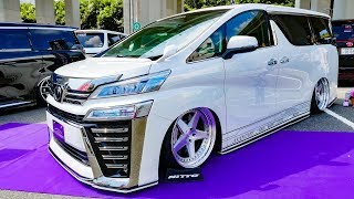 (HD)AVANZARE ADESSO VELLFIRE 30 bodykit アヴァンツァーレ アデッソ 30系後期ヴェルファイア エアロ - アルヴェルミーティング2018