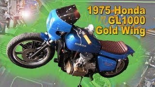 Clymer Manuals Honda GL1000 Custom Gold Wing Cafe Racer Vintage Motorcycle Video