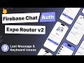 Build a React Native App with Firebase Auth & Chat #9 - Last Message & Time