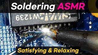 Soldering ASMR (Satisfying \u0026 Relaxing Video)