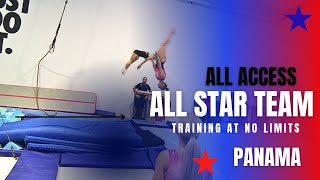 All Access: All Star Vault and Floor Training Day 1 | R5Panama2024