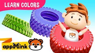 Learn Colors With Playful SeeSaw Tires Game