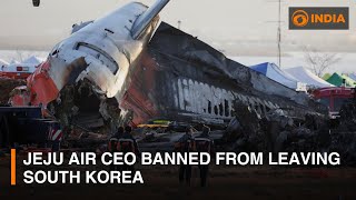 Jeju Air CEO banned from leaving South Korea \u0026 other updates | DD India Live