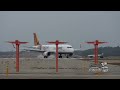 金門機場24跑道頭飛機起降縮時take offs and landings at kinmen airport time lapse photography