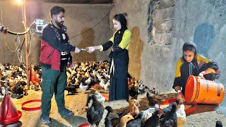 From broom to giving wheat in the poultry workshop: a girl's efforts for her orphaned sisters