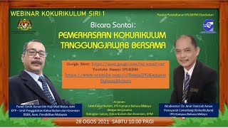 Webinar Kokurikulum Siri 1