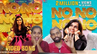 Sivaangi's NO NO NO NO Music Video  song Reaction