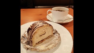 【銀座カフェ】炭火焙煎珈琲・凛：炭火自家焙煎のコーヒーと自家製ケーキが美味しい♪ #shorts