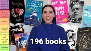 tier ranking the 196 books I read in 2023 📖 2023 reading wrap up