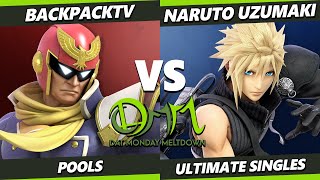 DAT MM 344 - BackpackTV (Captain Falcon) Vs. Naruto Uzumaki (Cloud) Smash Ultimate - SSBU