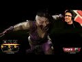 آنلاین مورتال کامبت 11 دو نفره رو بروی هم 🔥بهم دیگه رحم نکردیم 😍 mortal kombat 11