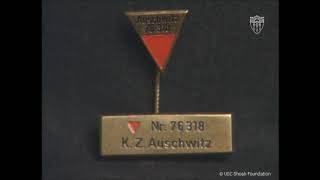 Auschwitz number button