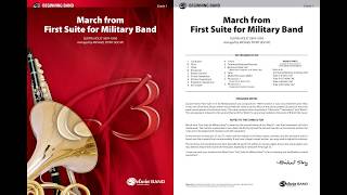 March from First Suite for Military Band, arr. Michael Story – Score & Sound