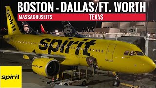 TRIPREPORT | Spirit Airlines (ECONOMY) | Airbus A320 | Boston - Dallas (DFW)