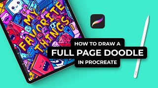 How To Draw A Full Page Doodle In Procreate (A Beginner’s Guide)