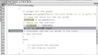 Java Sentinel Based Input