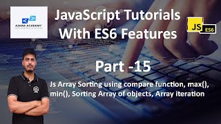Modern JavaScript Tutorials in Hindi (Array Sorting using compare function, Sorting of Array object)