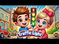 Traffic Lights Song | Vehicles Song | Red Light what do you say