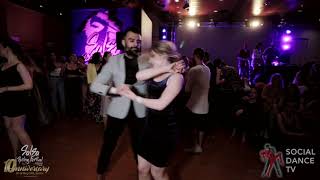 Dimitris Psychogyios \u0026 Despina - Salsa social dancing at the Salsa Spring Festival 2019