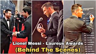 Behind the scenes - Lionel Messi at Laureus Awards