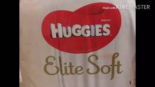 Розпаковка підгузків Huggies Elite Soft 3 замовлені в Rozetka👍