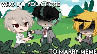 Who do you chose to marry meme || Kamideku