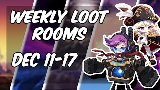 Maplestory Weekly Bossing Loot Rooms | December 11th - 17th