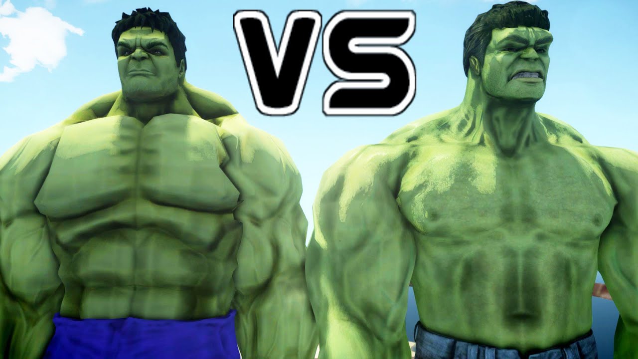 HULK VS THE INCREDIBLE HULK - EPIC BATTLE - YouTube