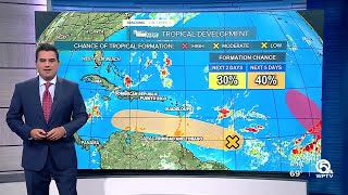 National Hurricane Center monitoring 2 tropical waves
