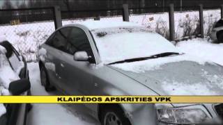 Klaipėdoje sulaikyti automobilių vagys